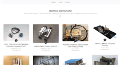 Desktop Screenshot of bornadehghani.com
